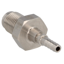 Krimp Slanganslutning Rostfritt Stål Hane M10 x 1.0 mm QSP Products